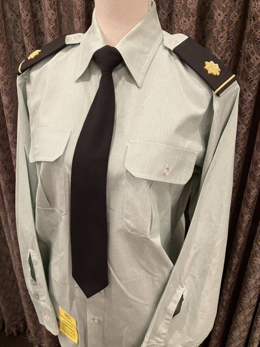 U.S. ARMY DSCP Long Sleeve Shirt (日本 M〜Lサイズ)／ 金モール製 少佐 エポレット＜新品＞／Clip on式 ネクタイ＜新品＞の画像2