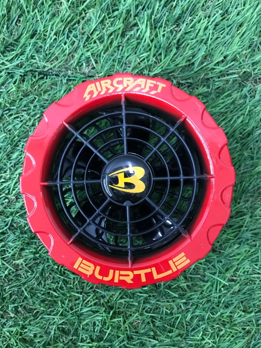 【中古品】★BURTLE(バートル) エアークラフト 19Vブラックバッテリー(AC360-19V)+ブラックファンセット(AC370/371) IT0LSREB3INOの画像6