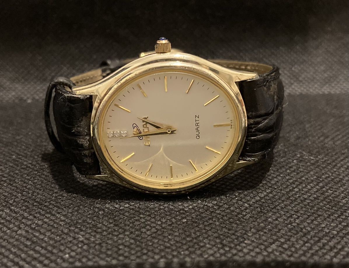 ENICAR エニカ 561/1903 QZ クォーツ 腕時計 稼働品の画像1