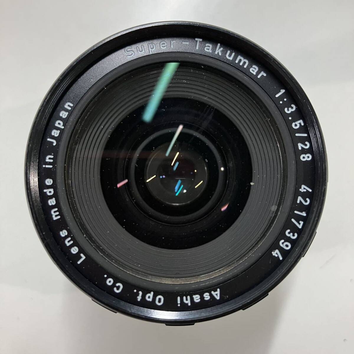 1円〜 3T Konica コニカ フィルムカメラ MR.70 POWER SHOOTER 一眼レフ用交換レンズ super-takumar 1:3.5/135 1:3.5/28 ストロボ まとめての画像8