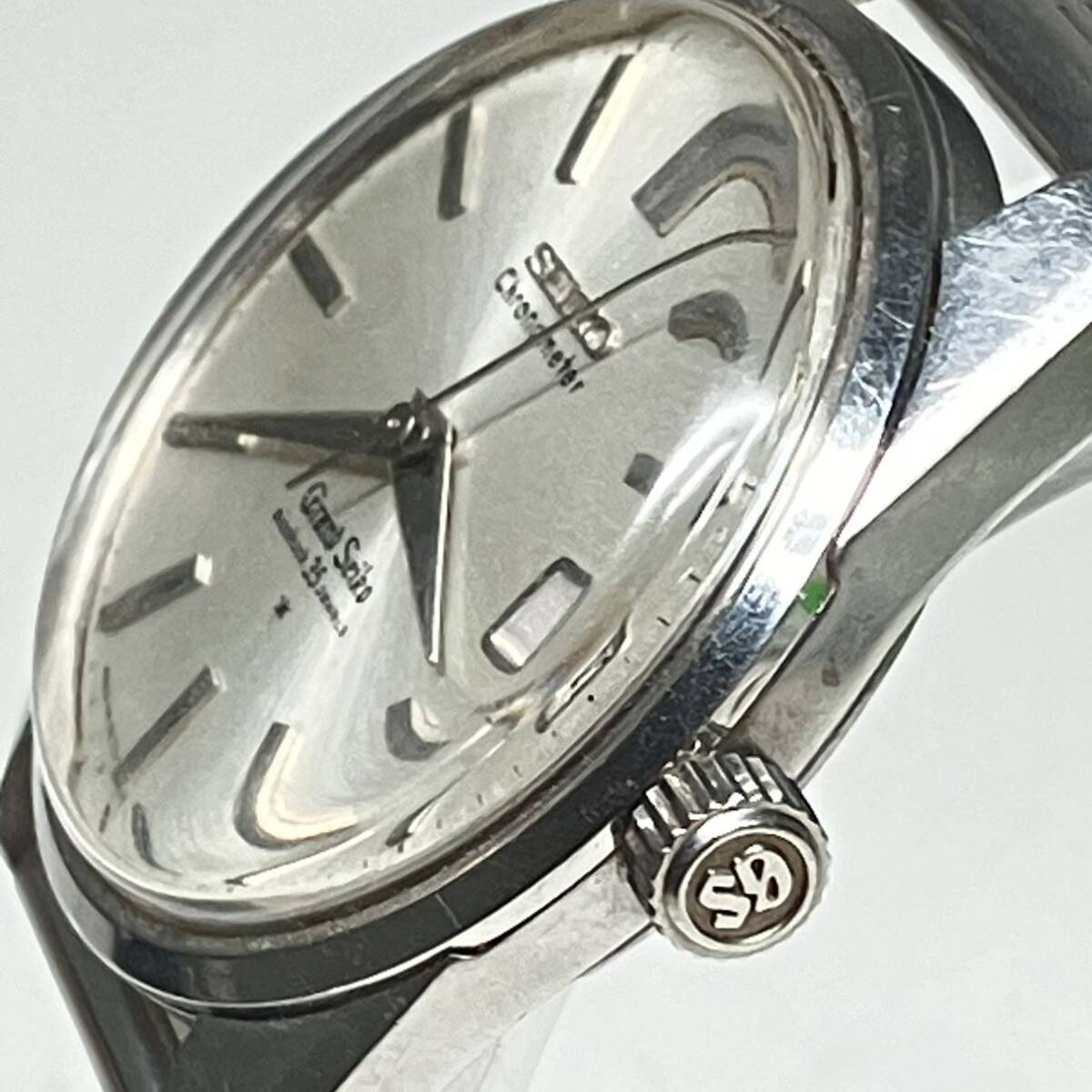 1円〜 3F GRAND SEIKO グランドセイコー 腕時計 43999T0 4101447 セイコークロノメーター 35石 手巻き 機械式 動作確認済み デイト _画像5