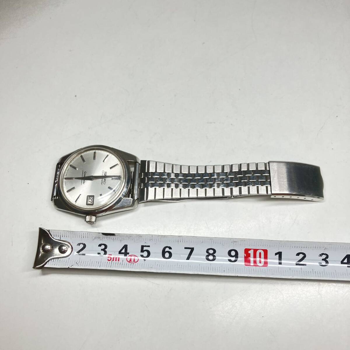 1円〜 3F GRAND SEIKO グランドセイコー 腕時計 43999T0 4101447 セイコークロノメーター 35石 手巻き 機械式 動作確認済み デイト _画像10