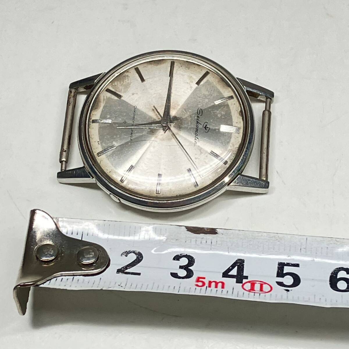 1円〜 3T SEIKO MATIE セイコー マティエ 腕時計 自動巻き オートマチック 動作確認済み ヴィンテージ 15015 20石 DIASHOCK ステンレスの画像10
