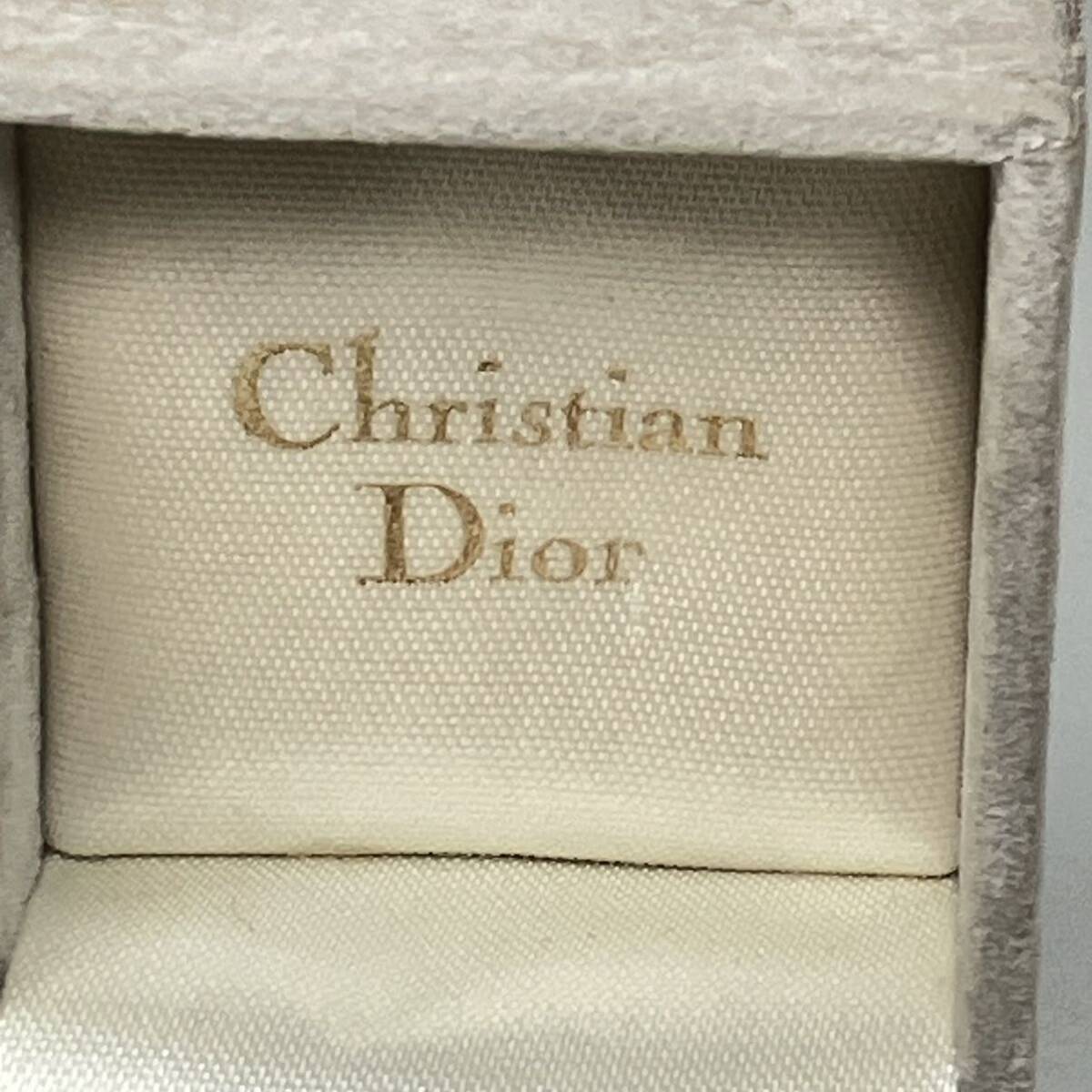 1円〜 3T Christian Dior クリスチャンディオール 指輪 リング 真珠 パール レディース アクセサリー 箱付き ゴールドカラー の画像10