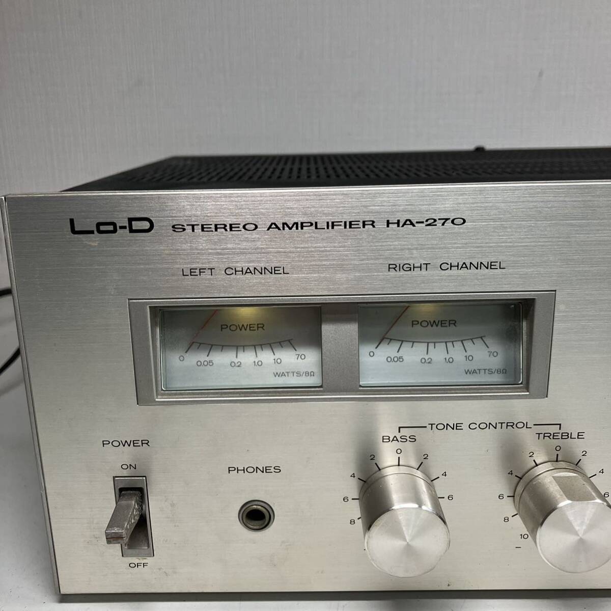 1 jpy ~ 4T Hitachi Lo-D low ti- stereo amplifier HA-270 STEREO AMPLIFIER sound equipment amplifier pre-main amplifier electrification has confirmed HITACHI