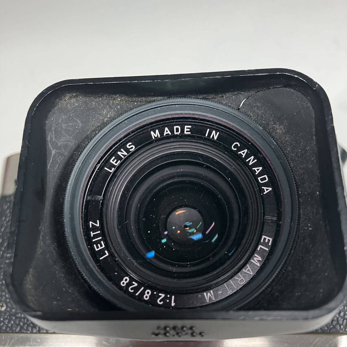 1円〜 4M LEICA ライカ フィルムカメラ M4-P 一眼レフ カメラ レンズ ELMARIT-M 1:2.8/28 カナダ 動作未確認 ヴィンテージ レトロ 