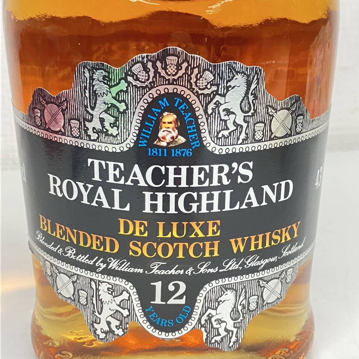 1 jpy ~ 4M [ unopened ] TEACHER\'S ROYAL HIGHLAND 12 year Deluxe b Len tido Scotch whisky 750ml 43% tea tea -z Royal 