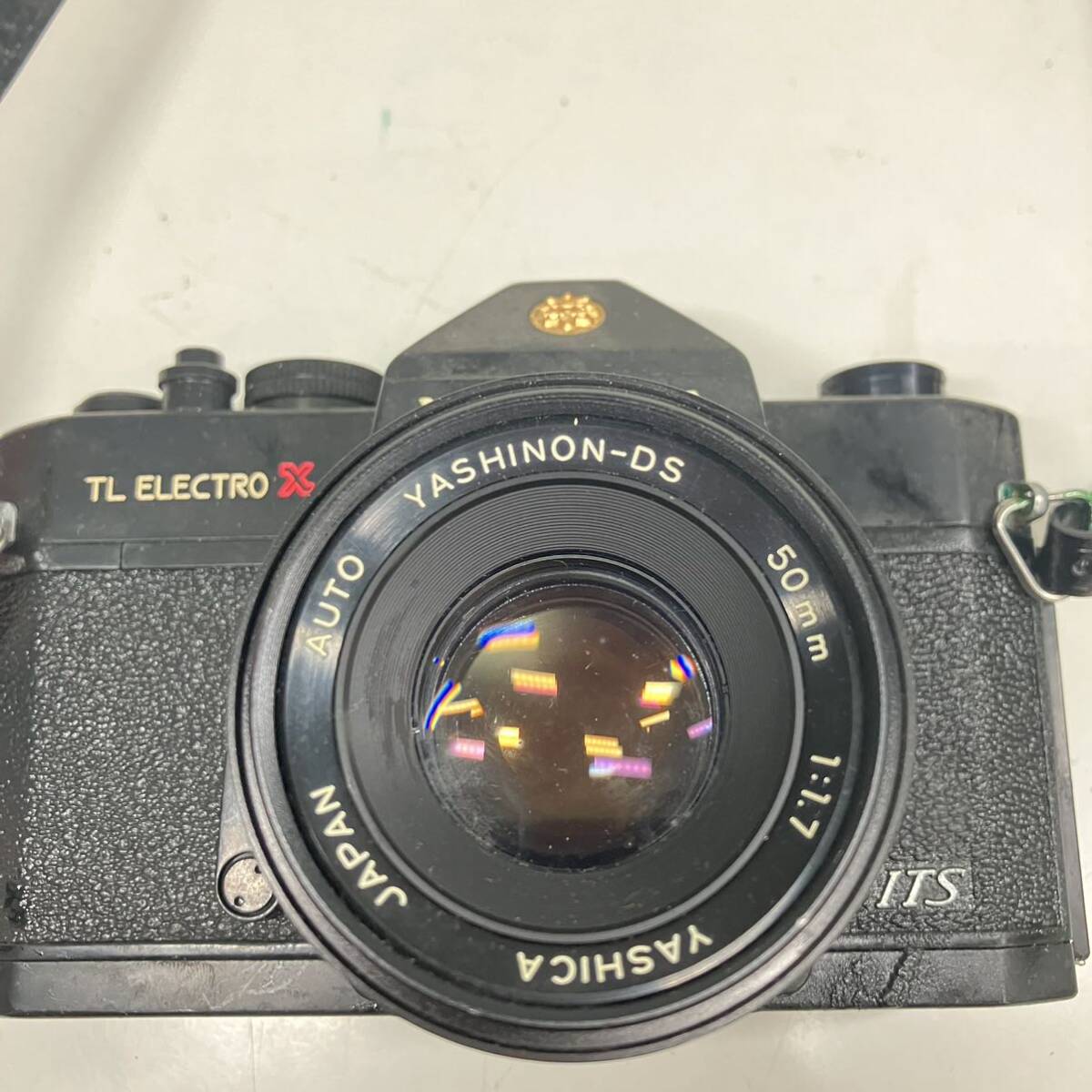 1円〜 4T YASHICA ヤシカ フィルム一眼レフカメラ TL ELECTRO X 40108216 レンズ YASHINON-DS 50mm フィルムカメラ 動作未確認 レトロの画像4
