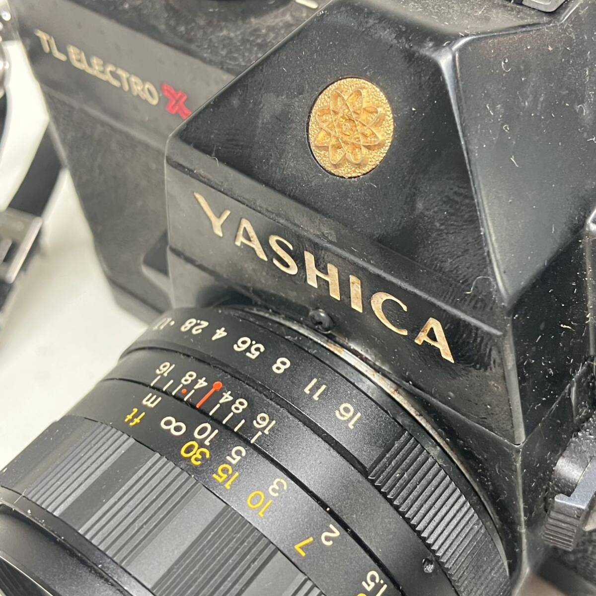 1円〜 4T YASHICA ヤシカ フィルム一眼レフカメラ TL ELECTRO X 40108216 レンズ YASHINON-DS 50mm フィルムカメラ 動作未確認 レトロの画像9