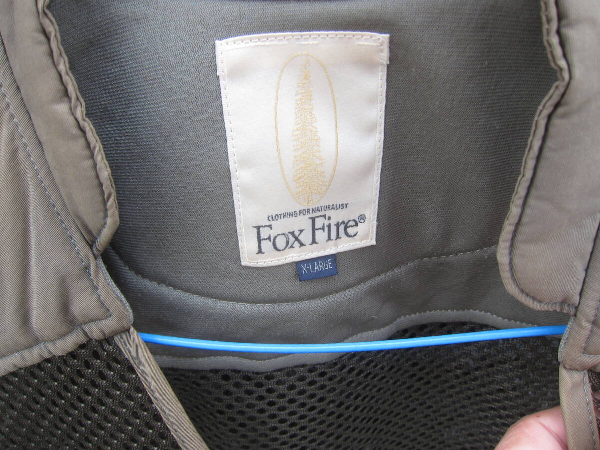 FoxFire フォックスファイヤー フィッシングベスト ジャンク品 X-ＬＡＲＧＥの画像2