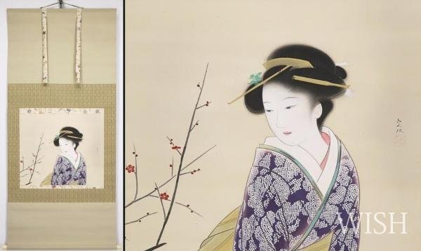 Yahoo!オークション - 【真作】【WISH】中村貞以 日本画 金泥 Yahoo!オークション - 【真作】【WISH】中村貞以 日本画 金泥
