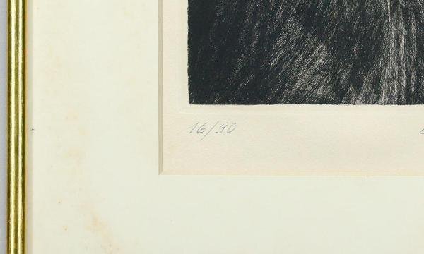 【真作】【WISH】エルンスト・フックス Ernst Fuchs「予言されたサムソン」銅版画 直筆サイン   〇ウィーン幻想派巨匠 #24032716の画像7
