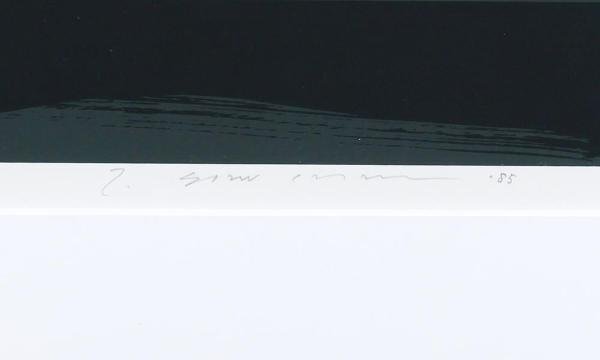 【真作】【WISH】沢田哲郎 シルクスクリーン 約12号 大作 1985年作 直筆サイン 　　〇国内・海外個展多数 大英博物館他収蔵 #24033116_画像6