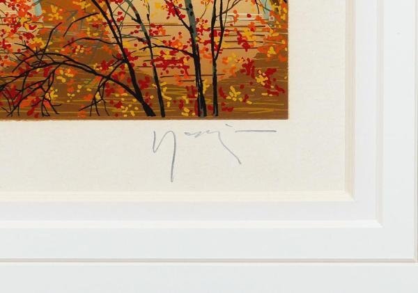 [ genuine work ][WISH]hiro*yama rattling [ autumn manner ] silk screen autograph autograph 0 fantasy world . Takumi highest 240 color ..#24042690