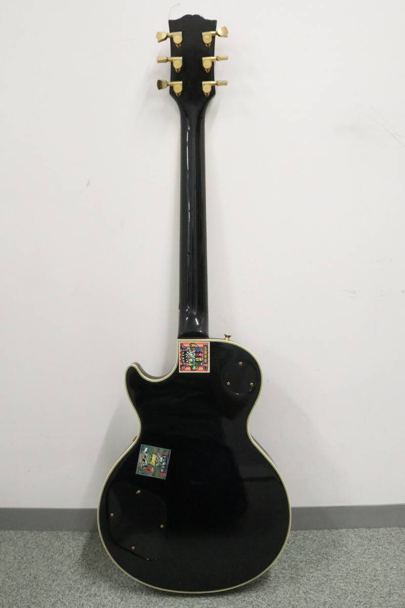 ★Bunny バーニー エレキギター レスポールタイプ ブラック系 弦楽器 社外ソフトケース付の画像5