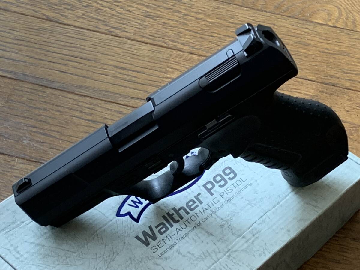 MARUZEN Co.LTD Walther P99 SEMI-AUTOMATIC PISTOL マルゼン ワルサーP99 ブローバック ブラック 作動良好 美品 007 ジェームズボンド の画像2