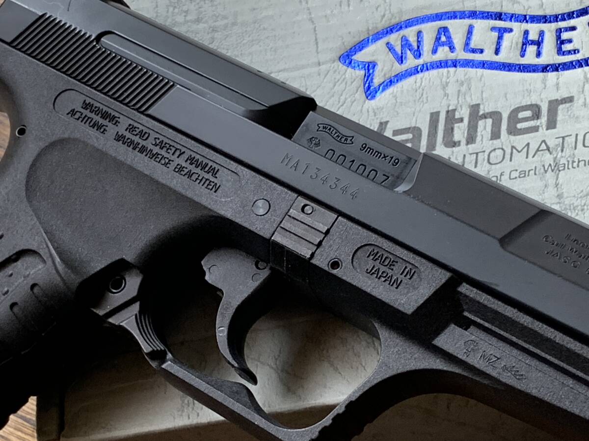 MARUZEN Co.LTD Walther P99 SEMI-AUTOMATIC PISTOL マルゼン ワルサーP99 ブローバック ブラック 作動良好 美品 007 ジェームズボンド の画像3