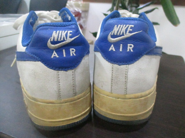 NIKE AIR FORCE 1 AF-1 82 LOW ナイキ エアフォース1 ブルーXホワイト 04年製 27.5cm US9.5 ヴィンテージの画像7