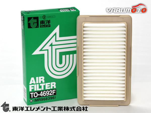 eKワゴン eKスポーツ eKカスタム H82W エアエレメント エアー フィルター クリーナー 東洋エレメント H18.09～H25.06_画像1