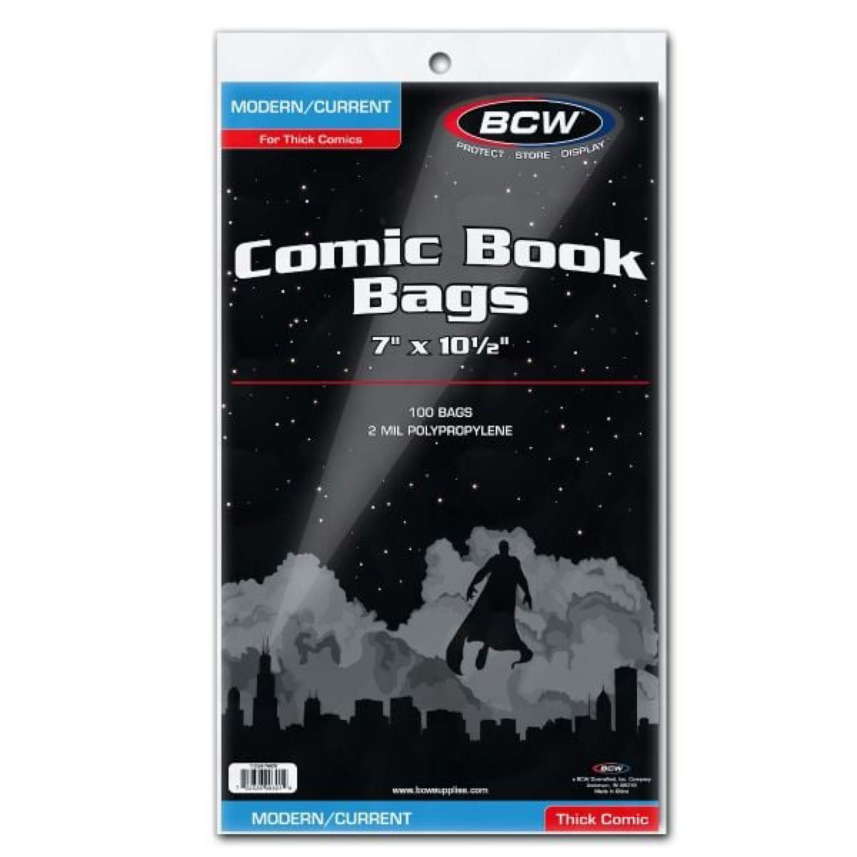 BCW Comic Book Bags アメコミ収納袋　ボード　120枚