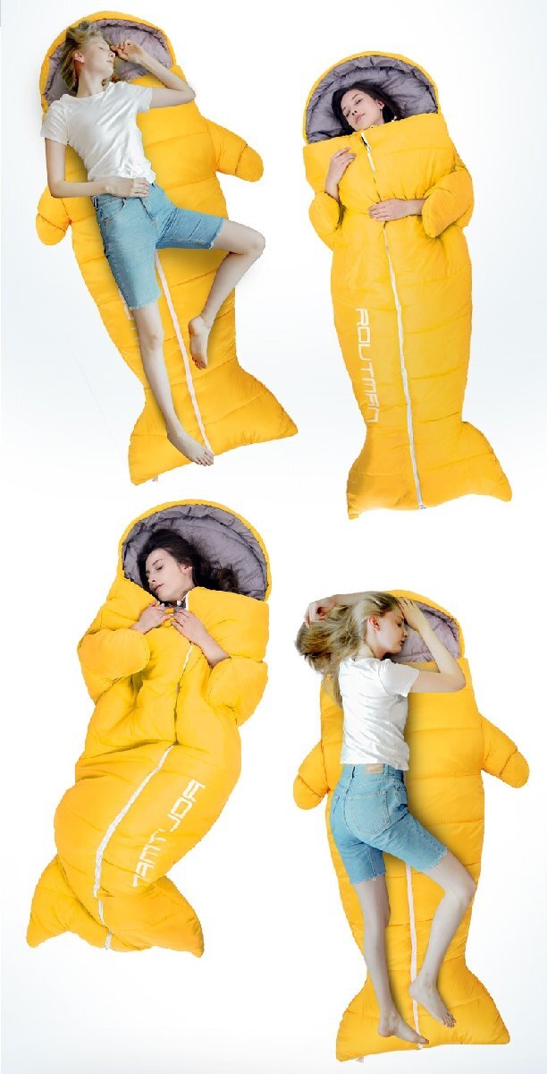  penguin type sleeping bag winter 1KG...10-15*C correspondence put on futon compact 300T sleeping area in the vehicle sleeping bag camp ( red )326rd