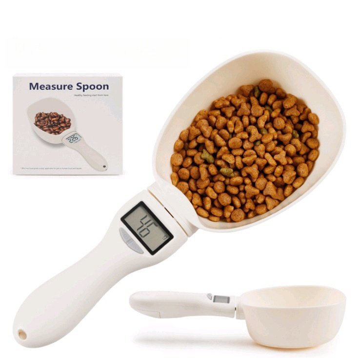  pet food electron measurement spoon scale pet removed possibility measurement spoon LCD monitor measurement health maintenance dog cat 718