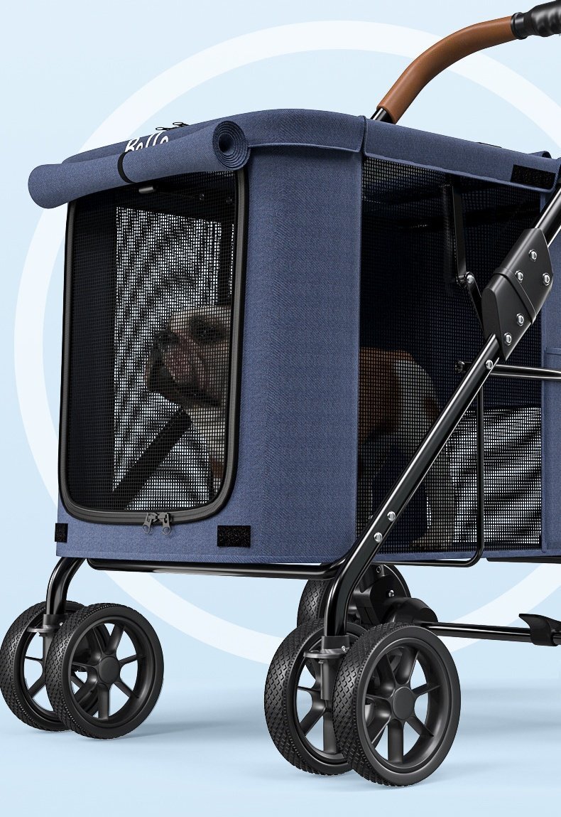  домашнее животное Cart собака для передвижная корзинка собака для коляска 360° вращение много голова для многофункциональный легкий сборка простой путешествие маленький размер собака . собака скол .. предотвращение чёрный 717