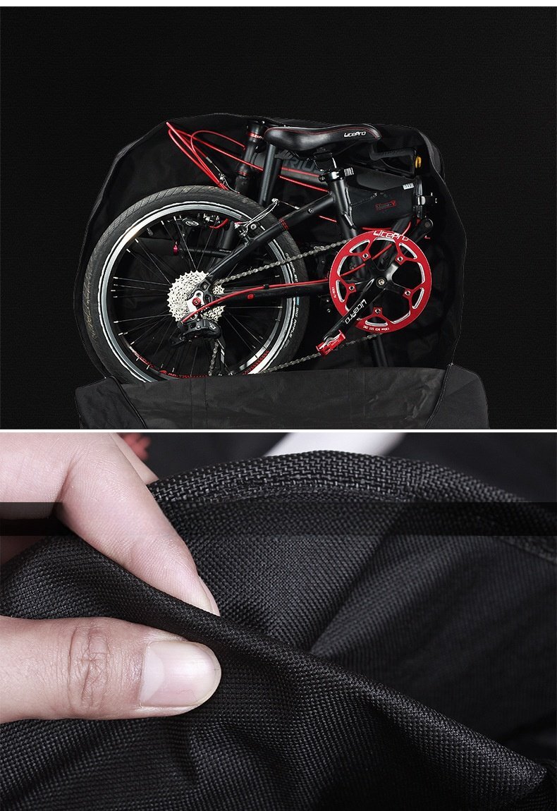  сумка для велосипеда велосипедный несессер складной 20 дюймовый велосипед место хранения сумка упаковочный пакет имеется велоспорт touring перевозка уличный ( черный )532bk