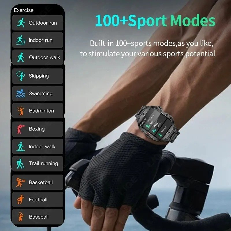  men's smart watch . sugar price measurement 1.96 -inch Bluetooth waterproof for exchange resin belt attaching Android /ios fitness pedometer 701