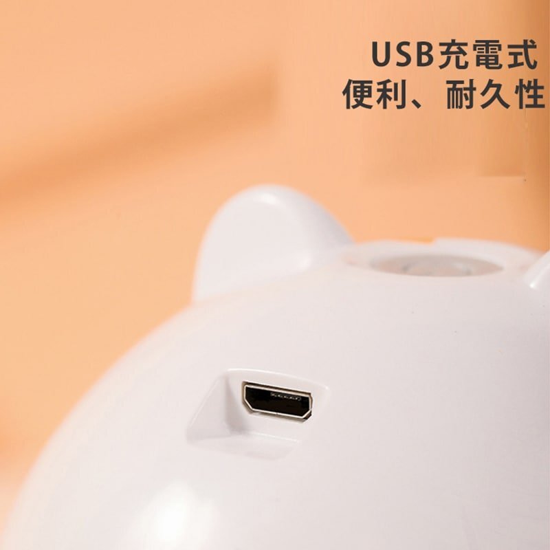 ミニ 掃除機 吸引力 ポケットクリーナー USB充電式 車内 卓上 キーボード 髪 犬の髪 掃除用品（パンダ） 220pd_画像6