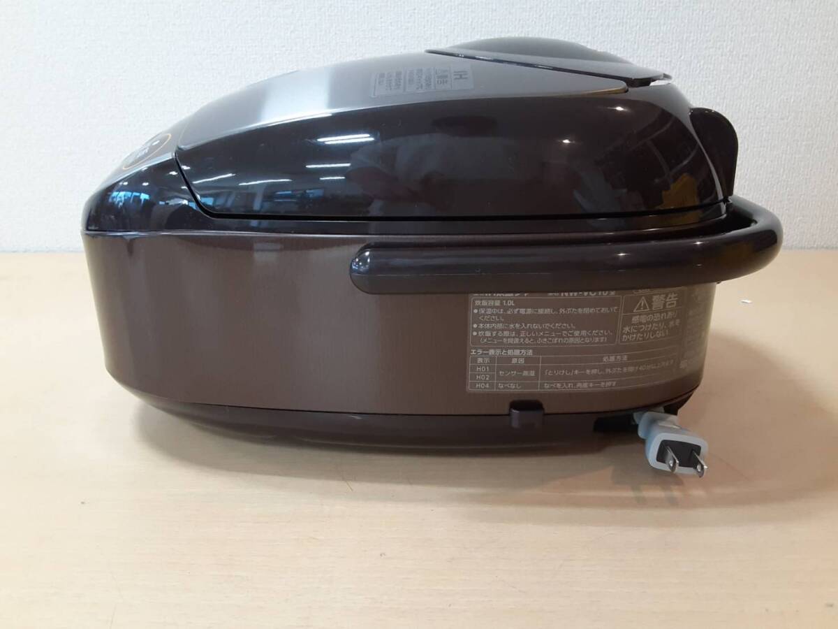 【て71】NW-VC10 ZOJIRUSHI 象印 IH 炊飯器 炊飯ジャー 2024年製 通電確認済み 動作品の画像4