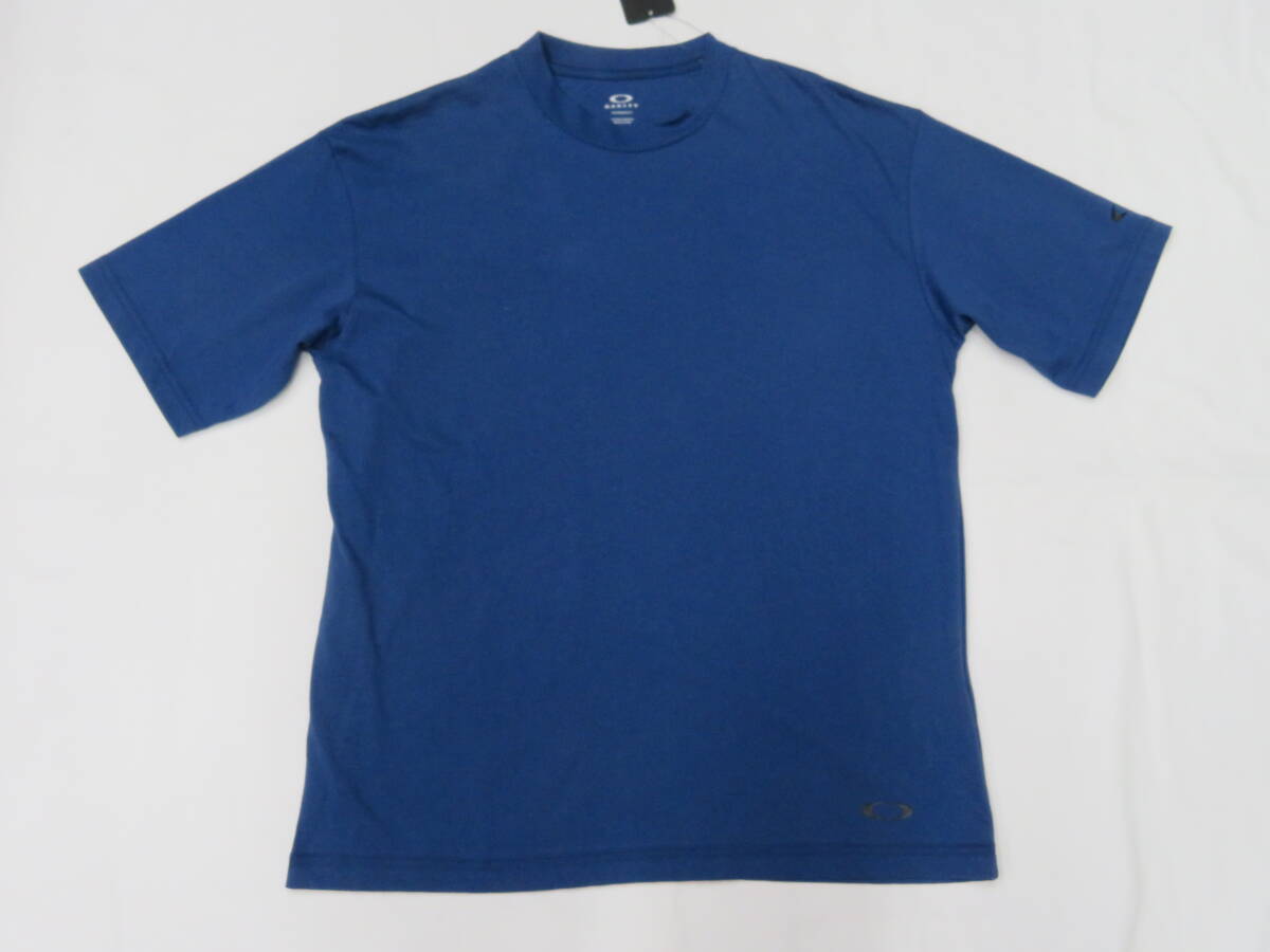 210　オークリー OAKLEY 半袖Tシャツ　ブルー（XL）_画像1