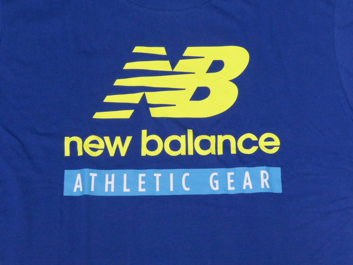 411 ニューバランス new balance Essentials Field Day NBロゴ Tシャツ青（M）の画像2