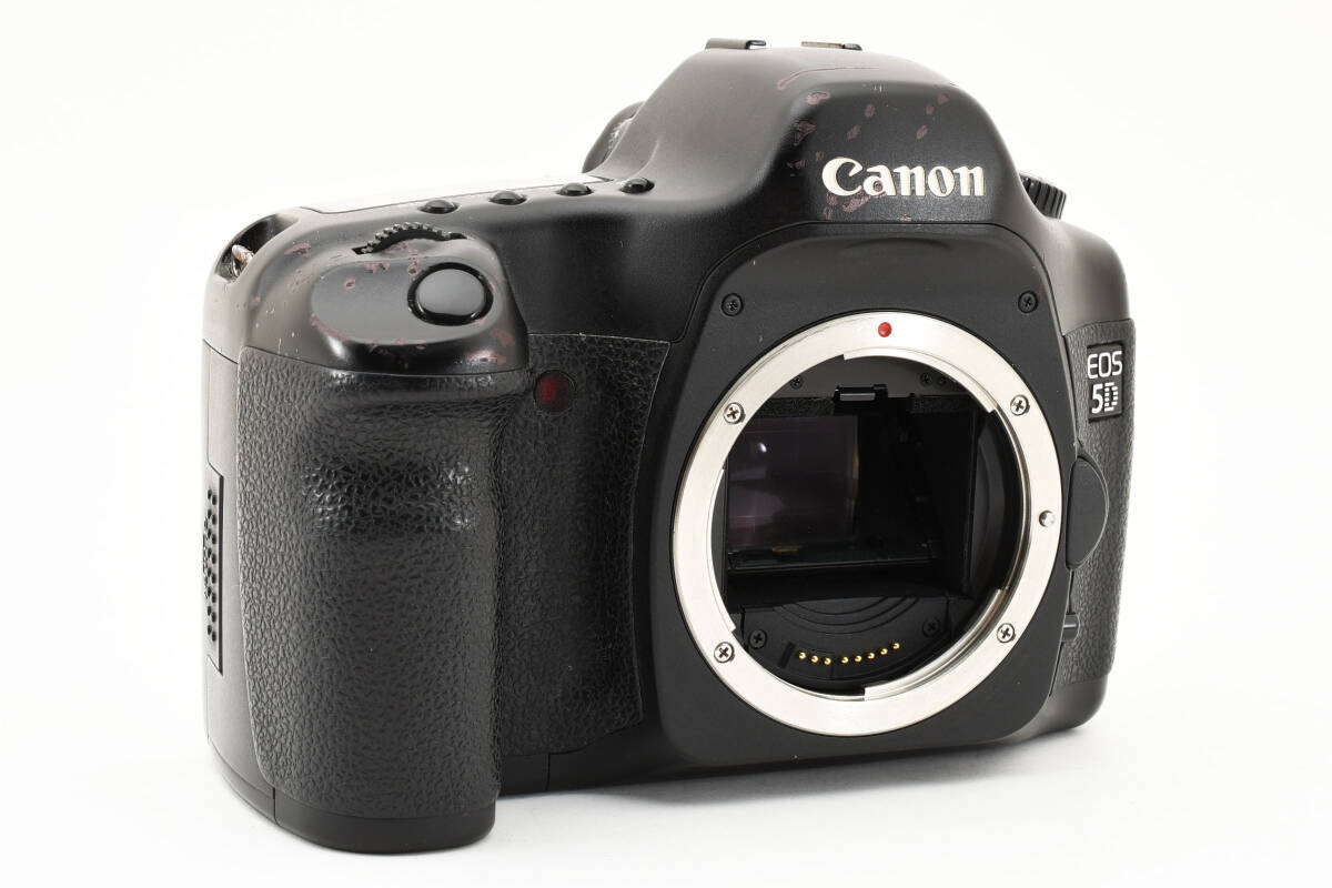 【動作良好品★】Canon キヤノン デジタル一眼レフカメラ EOS 5D ボディ バッテリー #M10435の画像4