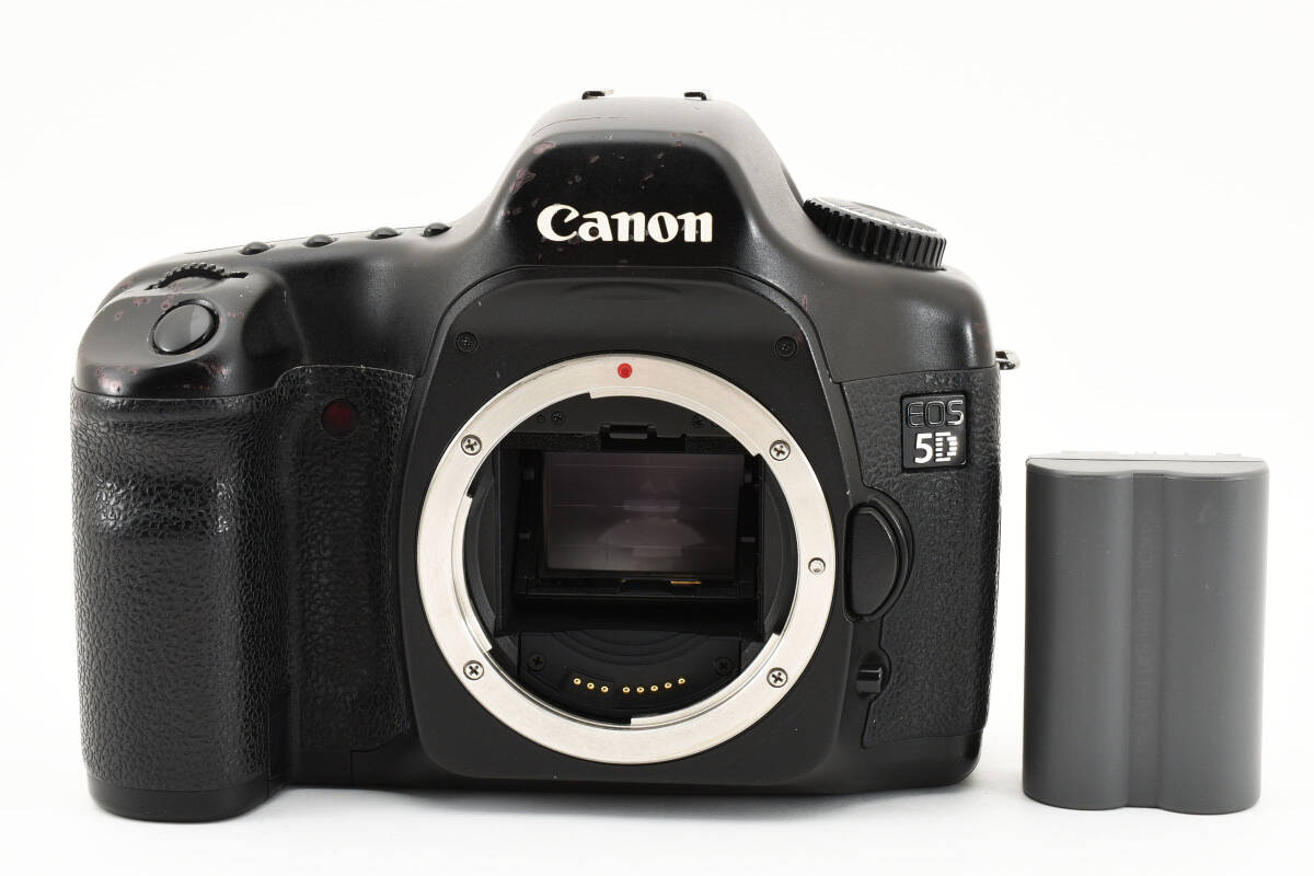 【動作良好品★】Canon キヤノン デジタル一眼レフカメラ EOS 5D ボディ バッテリー #M10435の画像1