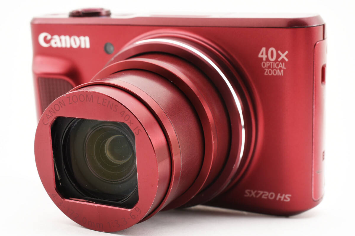 【動作良好品★】綺麗に撮影できます Canon キヤノン コンパクトデジタルカメラ PowerShot SX720 HS レッド 光学40倍ズーム#M10431の画像3
