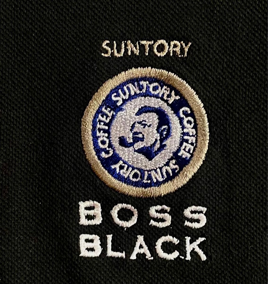 SUNTORY BOSS ポロシャツ　ブラック　レア　ボス　コーヒー　美品 