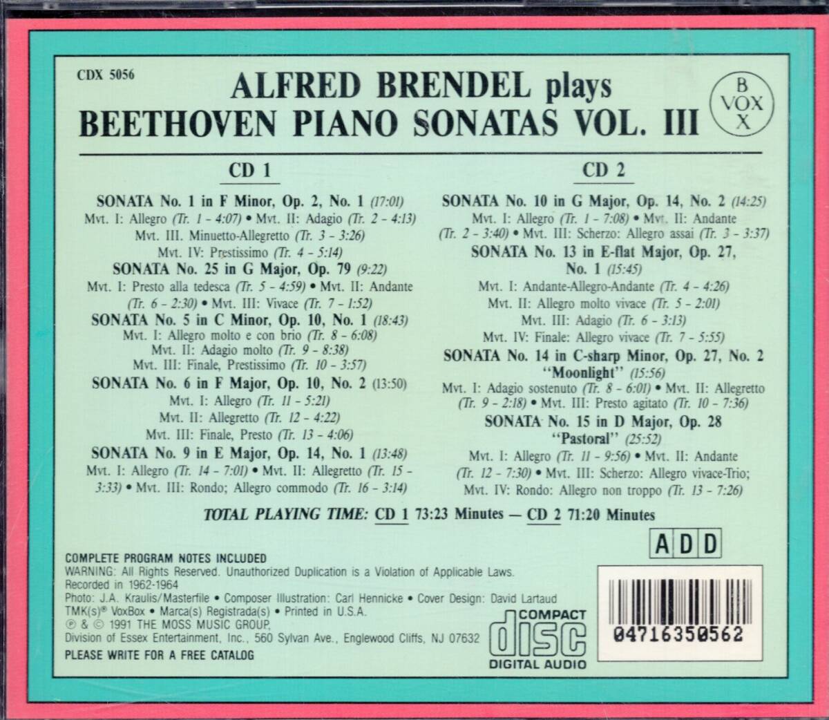  beige to-ven: piano * sonata compilation Vol.3 |b Len Dell (2CD)