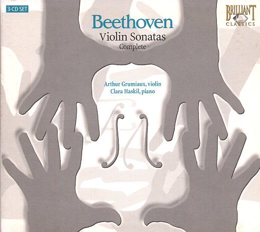 ベートーヴェン：ヴァイオリン・ソナタ全集/グリュミオー、ハスキル（3CD)の画像1