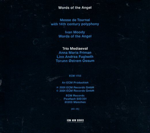 Trio Mediaeval Words Of The Angelの画像2