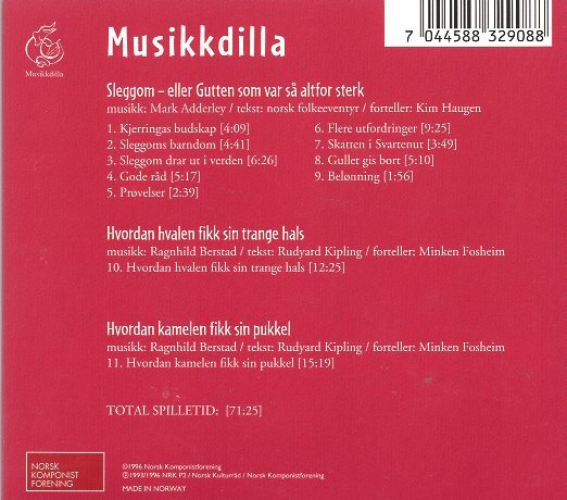  Musikkdilla Minken Fosheim (narrator), Kim Haugen (narrator) Oslo Sinfonietta, Per Siegmund Thorpの画像2