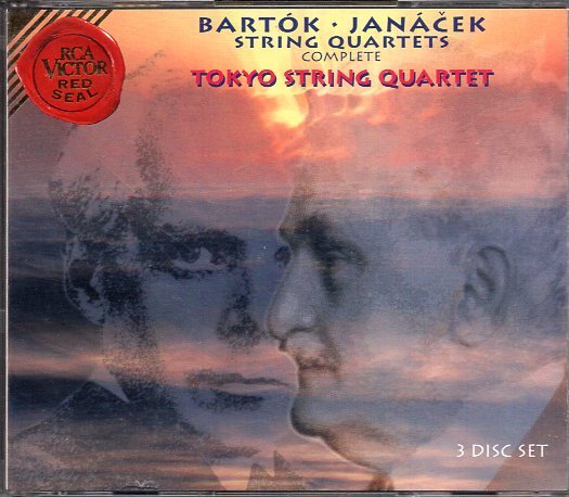 バルトーク＆ヤナーチェク：弦楽四重奏曲全集/東京クァルテット（3CD)の画像1