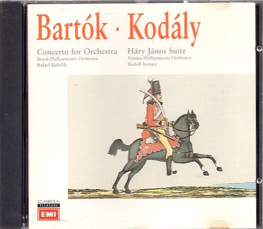 バルトーク：管弦楽のための協奏曲/クーベリック指揮、コダーイ：ハーリ・ヤーノシュ/ケンペ指揮の画像1