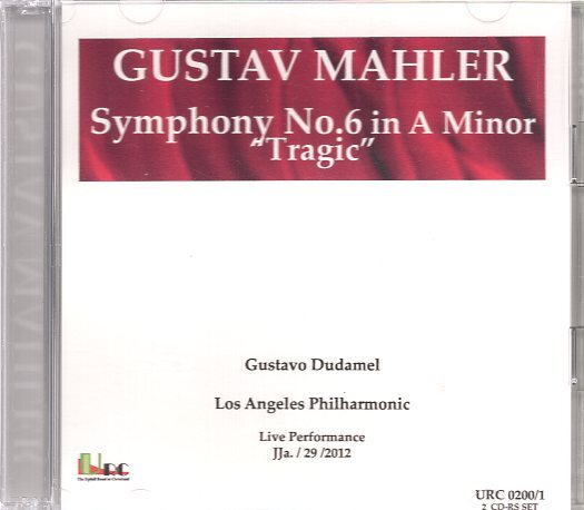 マーラー：交響曲第６番「悲劇的」/ドゥダメル＆ロス・フィル（２CD)の画像1