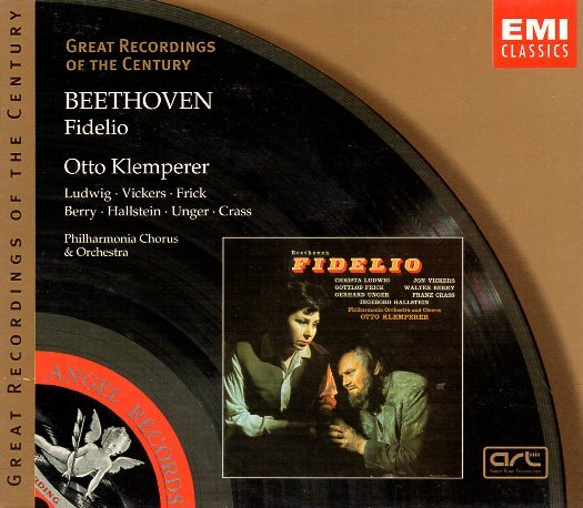 ベートーヴェン：歌劇「フィデリオ」/クレンペラー＆フィルハーモニア管弦楽団（２CD)の画像1
