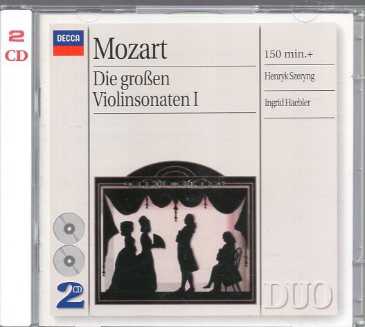 モーツァルト：ヴァイオリン・ソナタ 第１集/シェリング、ヘブラー（２CD)の画像1