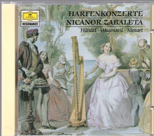 旧西独プレス Various, Nicanor Zabaleta Harp Concertosの画像1