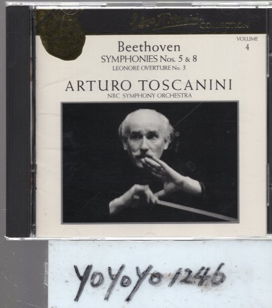 b563 ベートーヴェン：交響曲第5番&8番/トスカニーニの画像1