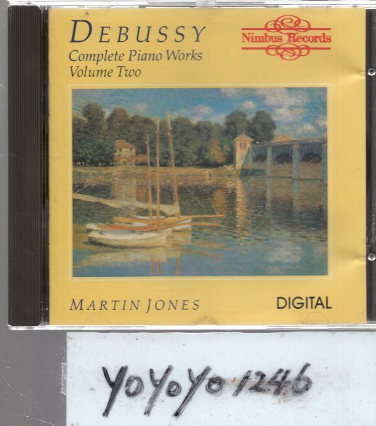 b549 ドビュッシー：COMPLETE ピアノ作品集Vol2/MARTIN JONESの画像1