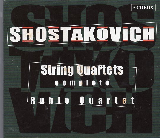 ショスタコーヴィチ：弦楽四重奏曲全集/ルビオ四重奏団（5CD)の画像1